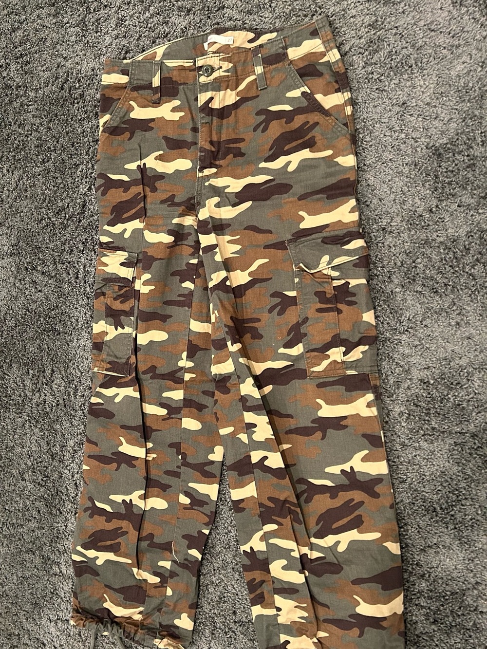 Levi's Camo Cargo Pants - Green, Brown, Tan - Picture 1 of 2